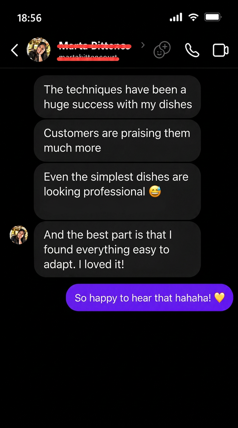 Testimonial 3 from a customer who applied the plating techniques