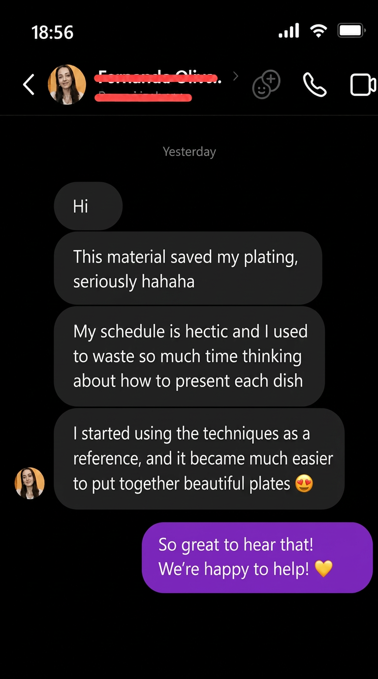 Testimonial 4 from a customer who applied the plating techniques